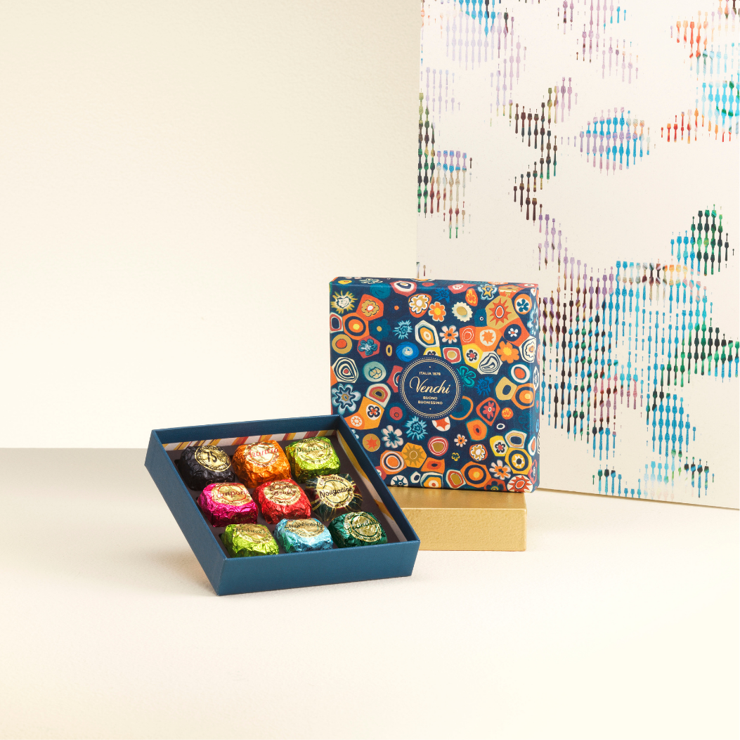 千花系列Chocoviar巧克力方形禮盒– Venchi Fine Italian Chocolate
