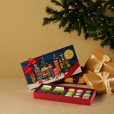 Venchi 2025 Christmas Chocoviar & Ingot Rectangular Gift Box