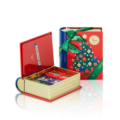聖誕巧克力薄片迷你書形禮盒