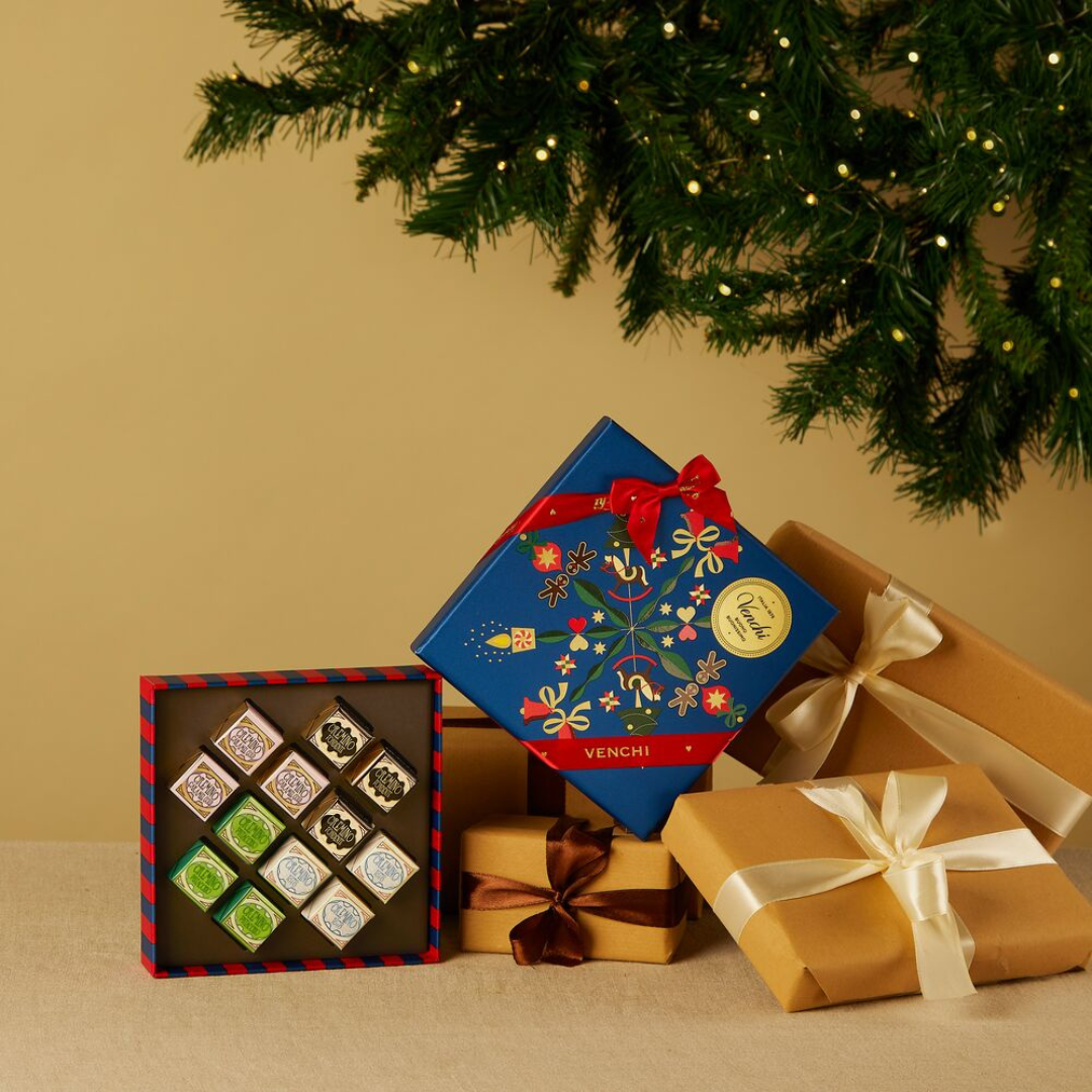Venchi 2025 Christmas Cremino Square Gift Box