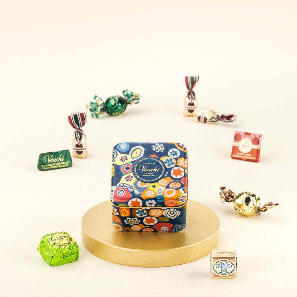 Murrine Mini Square Metal Tin