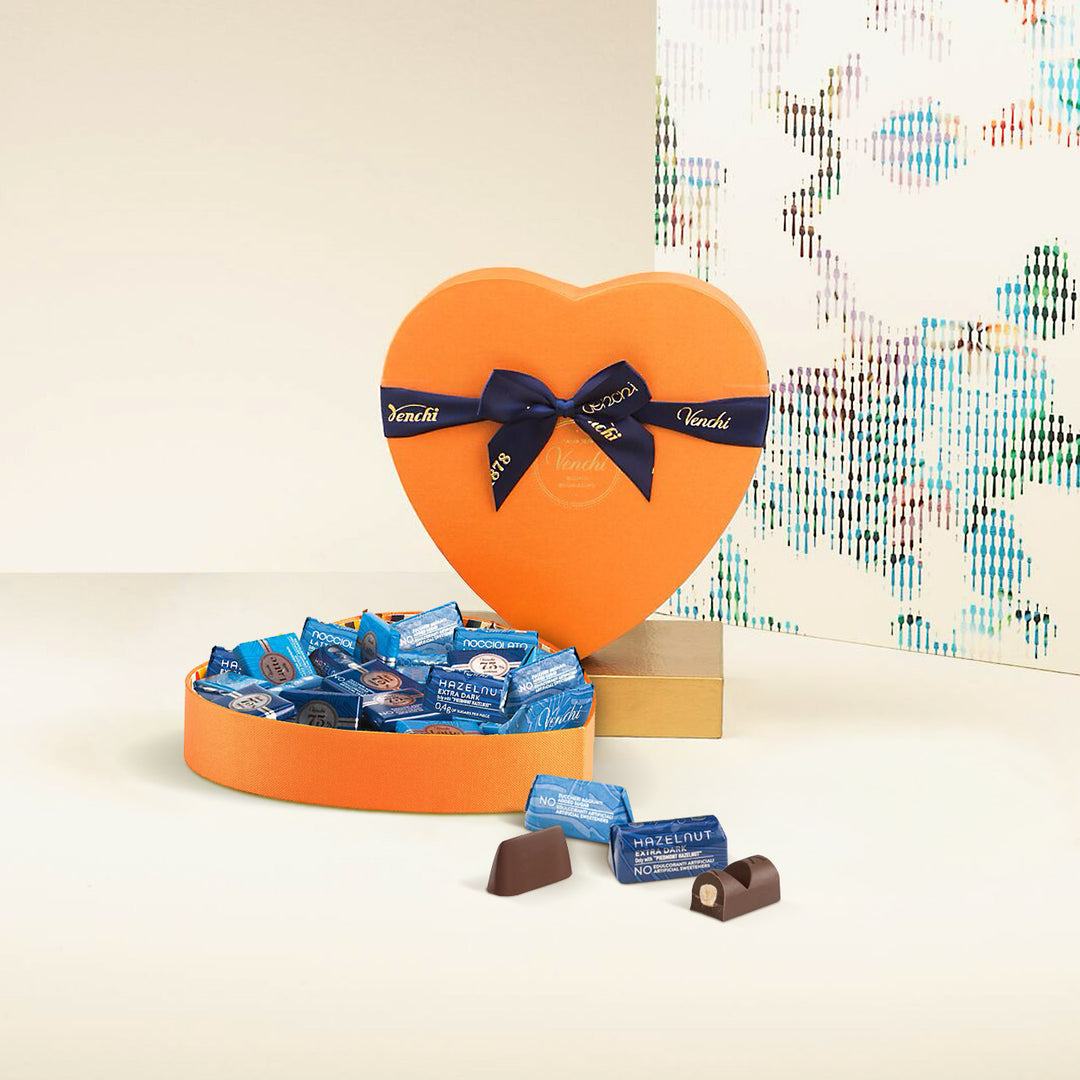 Murrine No Added Sugar Heart Shaped Gift Box – Venchi Fine Italian