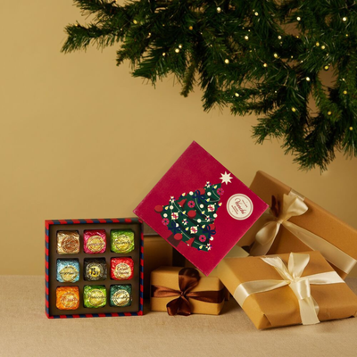 Venchi Christmas Chocoviar Square Gift Box