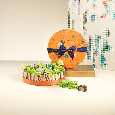 Venchi Murrine Pistachio Medium Round Hamper