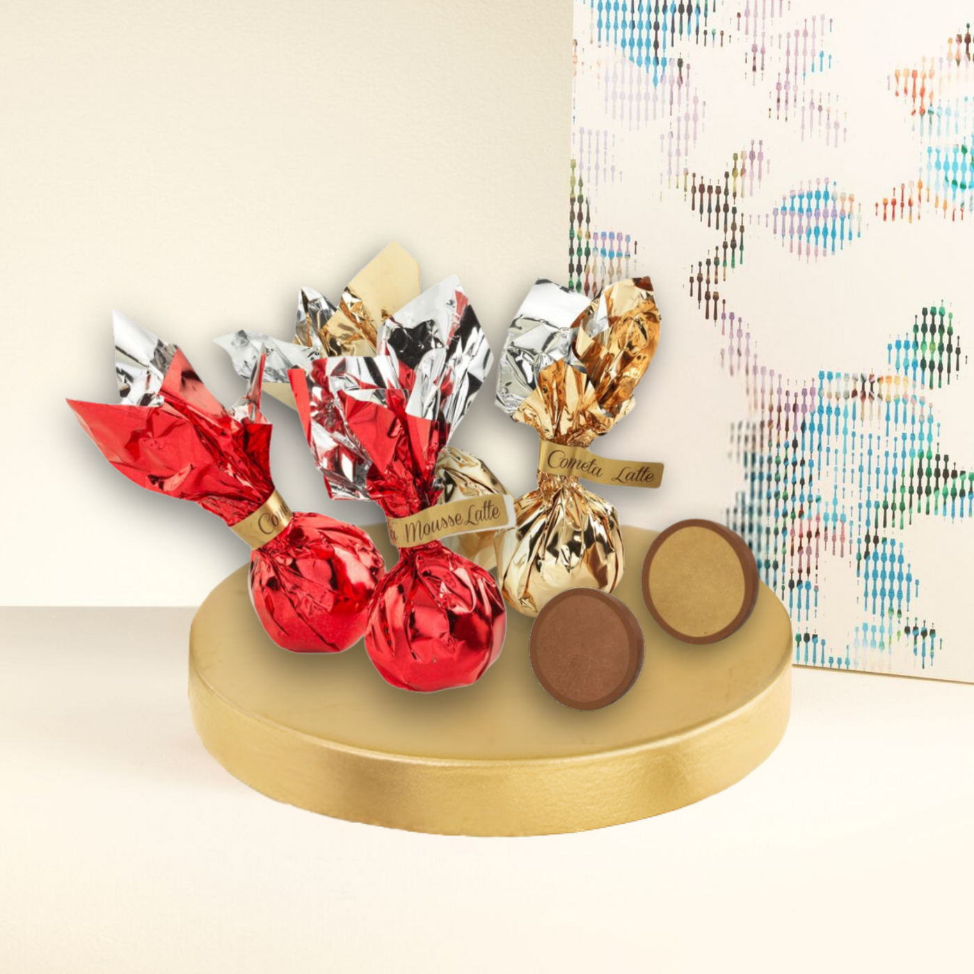 Hazelnut and Milk Chocolate Comets Mix Set (8 pcs/100g)