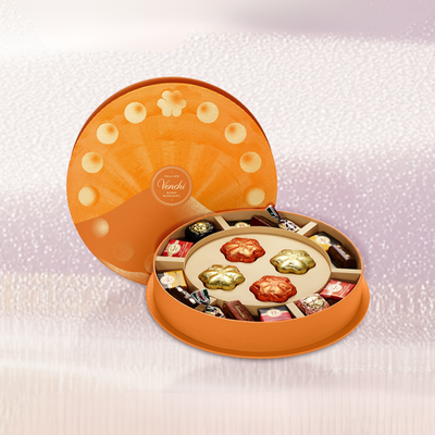 Venchi Mid-Autumn Fase Lunare Collection Round Hamper Giftbox