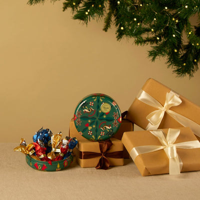 Christmas Round Tin Box