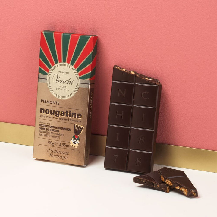 Venchi Fine Italian Chocolate - Nougatine Bar 95 g