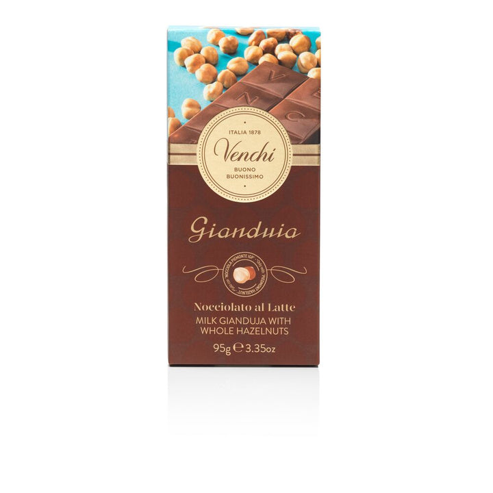 Venchi Fine Italian Chocolate - Milk Gianduia with Hazelnut bar