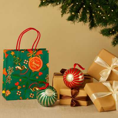 Christmas Bubble Tin Box