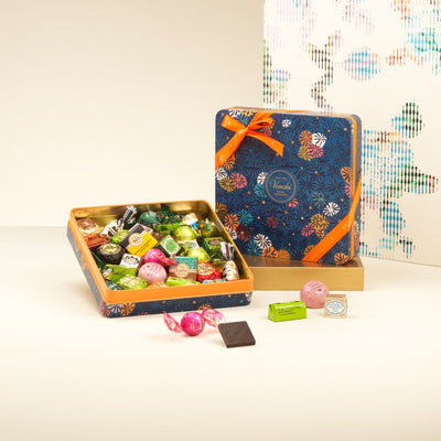 Venchi Murrine Square Metal Tin 