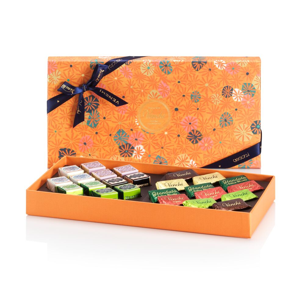 千花系列Cremino及榛子蓉巧克力長方形禮盒– Venchi Fine Italian Chocolate