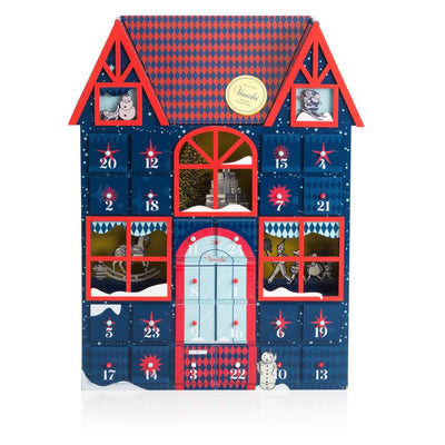 Christmas Wooden Advent Calendar (Blue)
