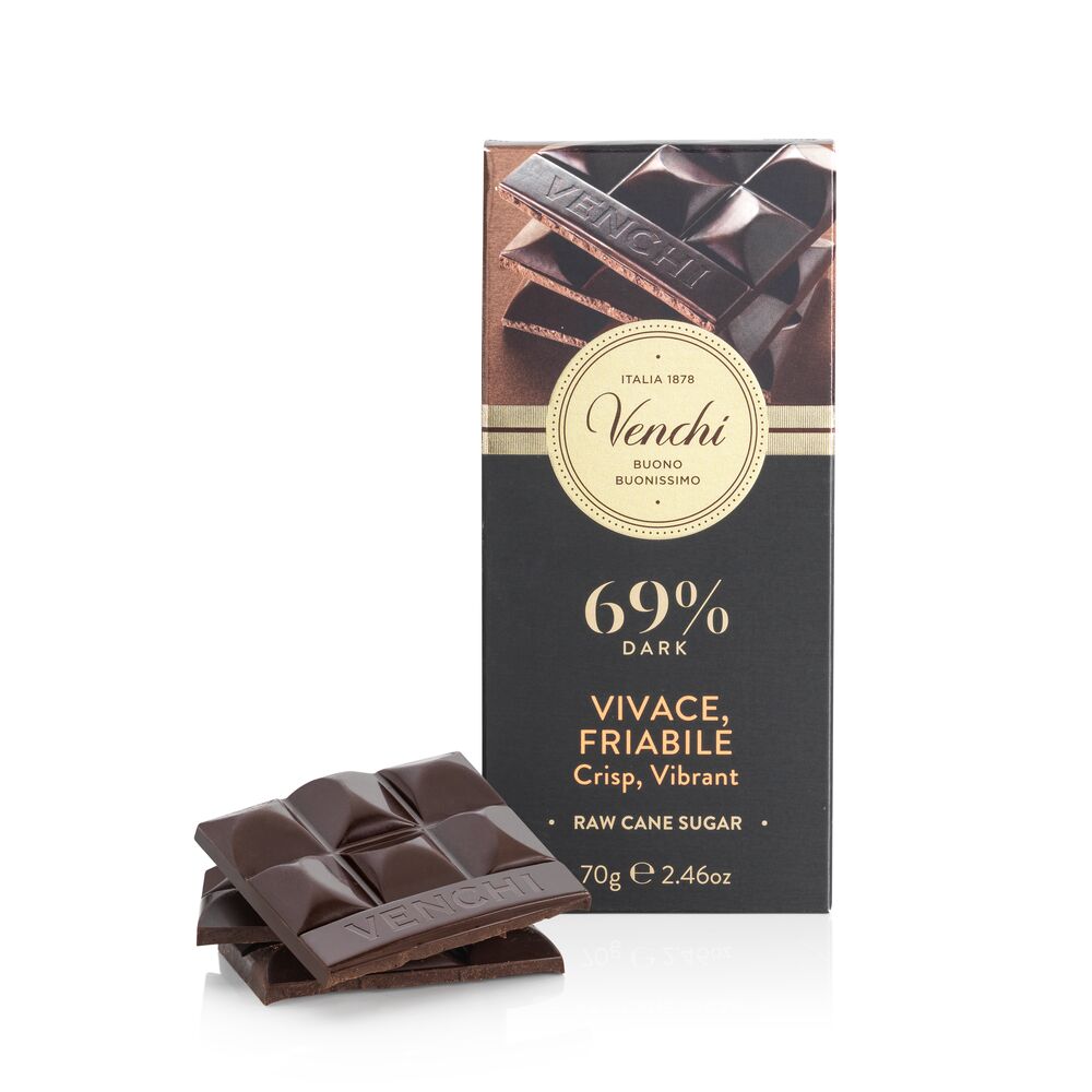 69% Crunchy Dark Chocolate Bar