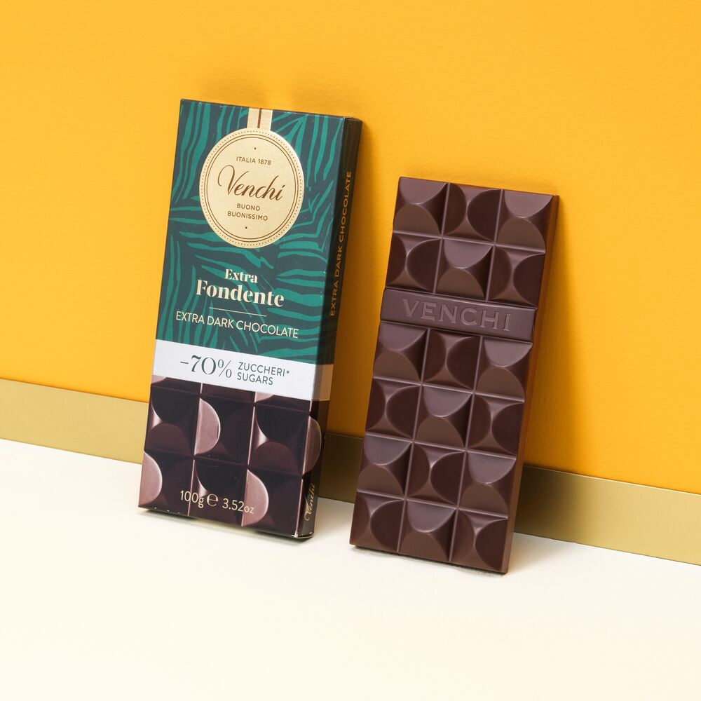 Extra Dark Chocolate -70% Sugars bar 100 g