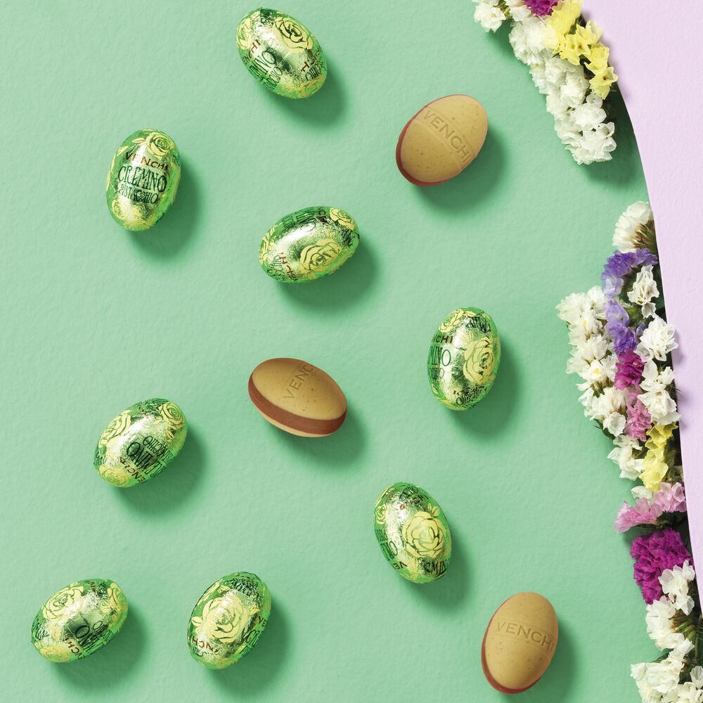 Cremino Pistachio Mini Chocolate Eggs 100g