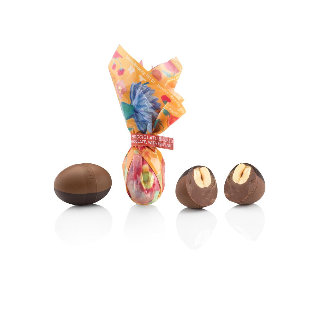 Double Dark Chocolate with Hazelnut Mini Eggs 100g