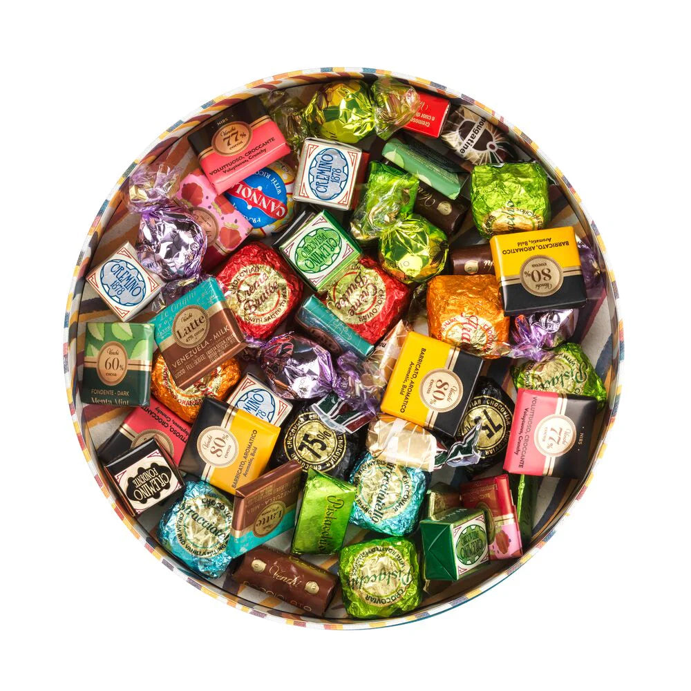 Murrine Large Round Hamper – Venchi Fine Italian Chocolate