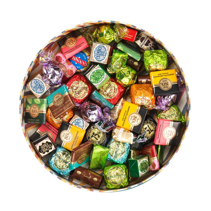 香港 ノベルティ ハニヴ ミロ Murrine Large Round Hamper – Venchi Fine Italian Chocolate