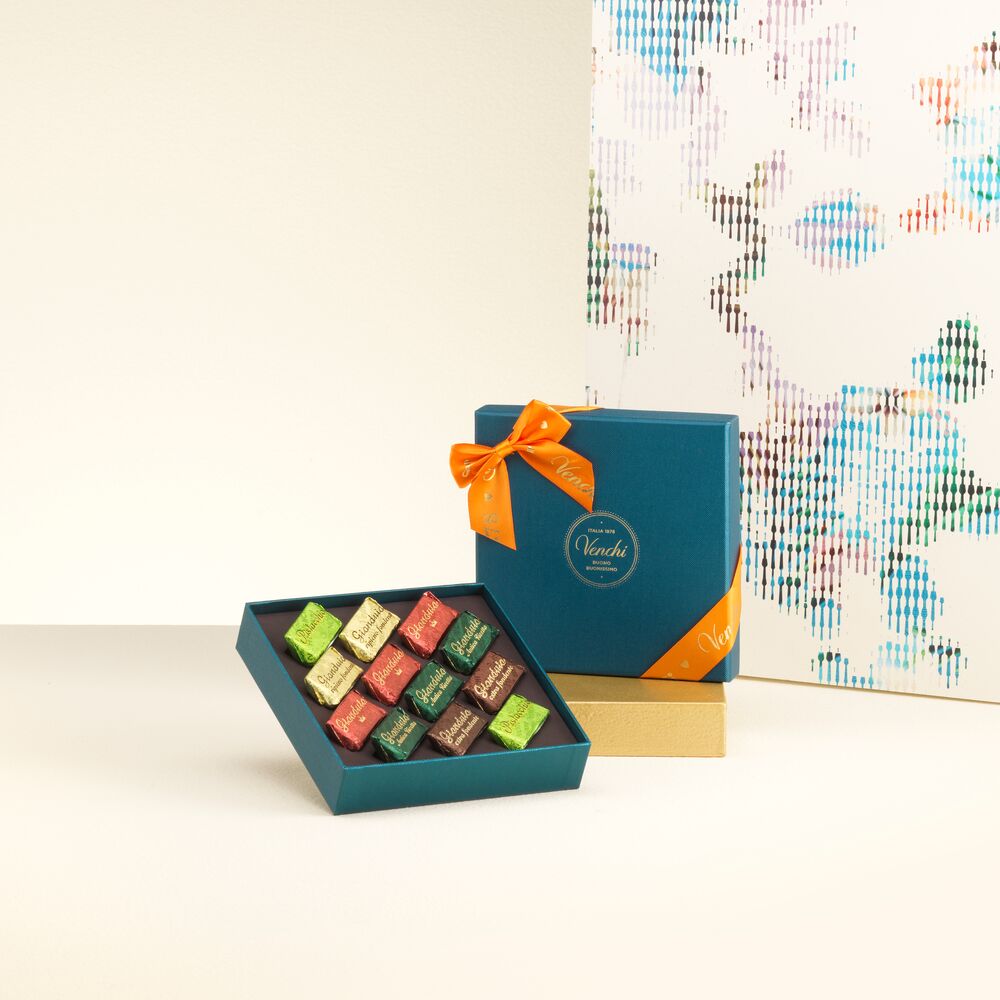 Murrine Gianduja Square Gift Box