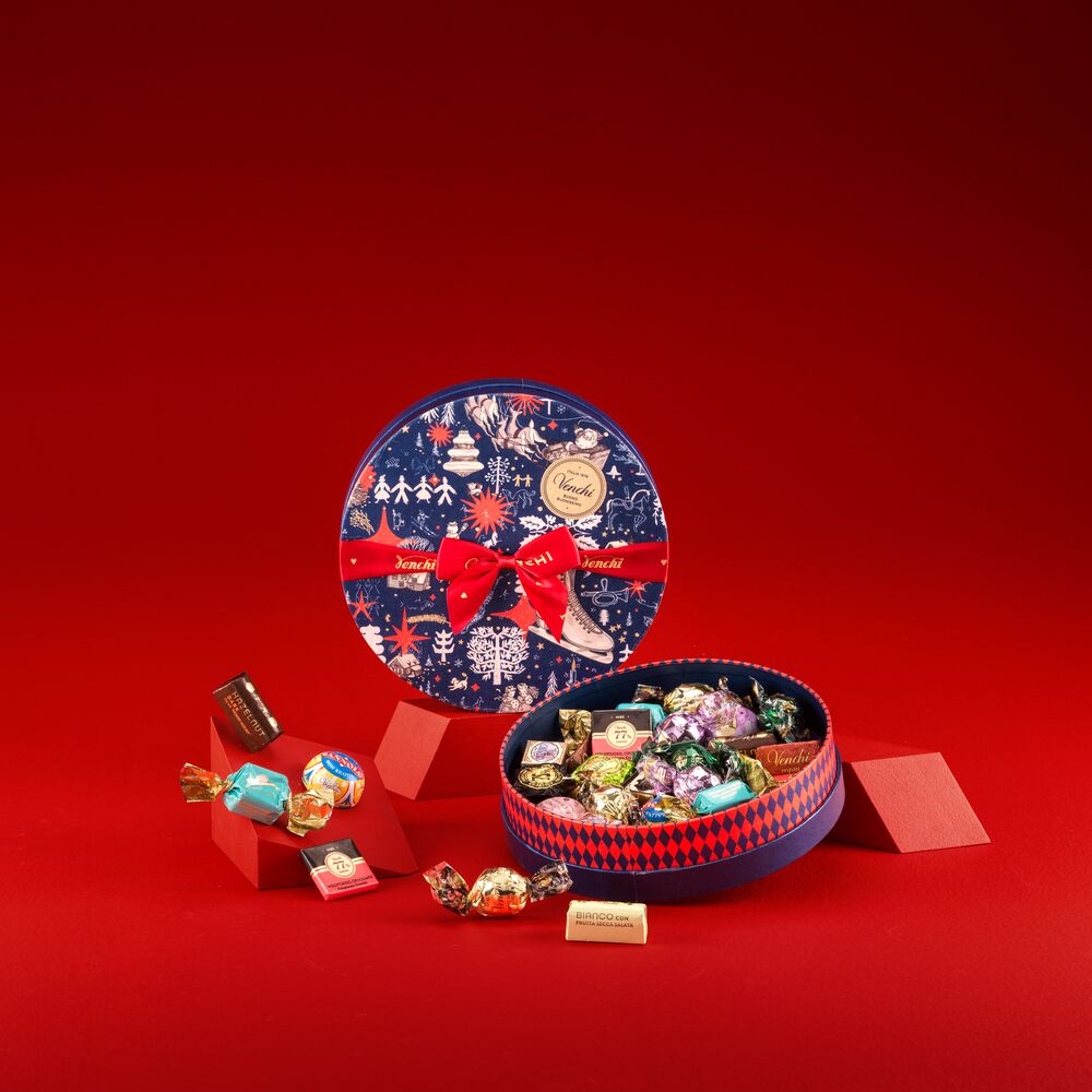 Christmas Medium Round Hamper