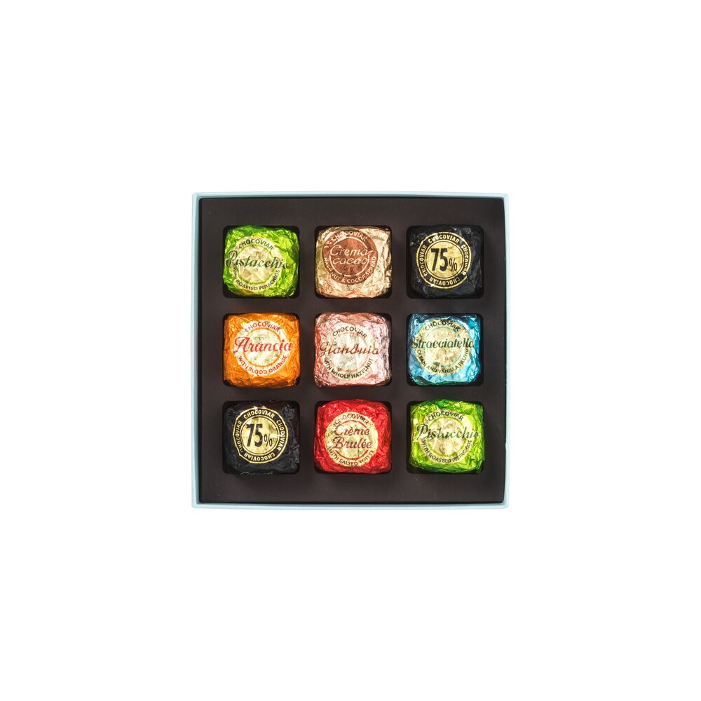 Christmas Chocoviar Square Gift Box