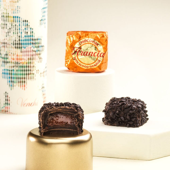 Venchi Extra Dark Chocolate - Chocoviar Arancia – Venchi Fine Venchi Extra Dark Chocolate - Chocoviar Arancia – Venchi Fine