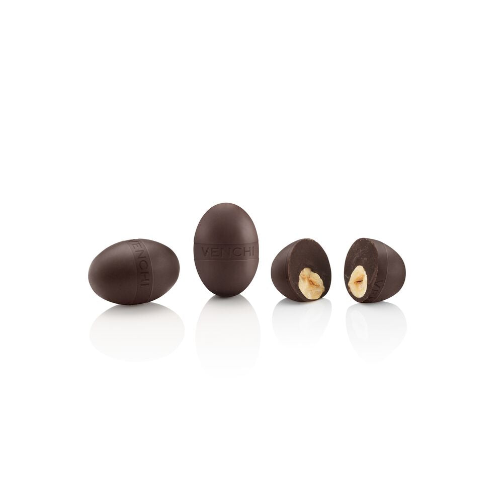 70% Extra-Dark and Hazelnut mini chocolate eggs 100 g