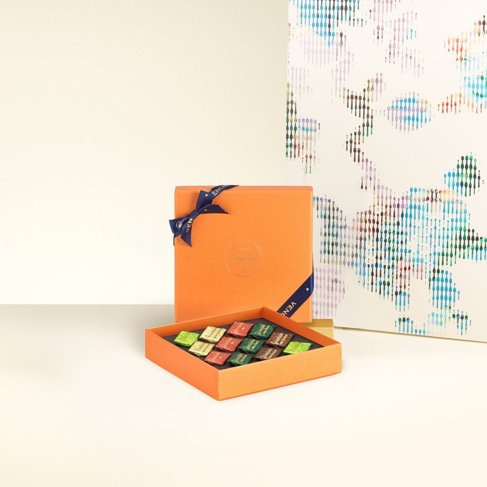 Murrine Gianduja Square Gift Box