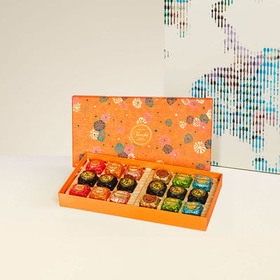 Venchi Murrine Chocoviar Rectangular Orange Gift Box (18 pcs)