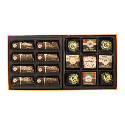 巴洛克系列黑巧克力長方禮盒
